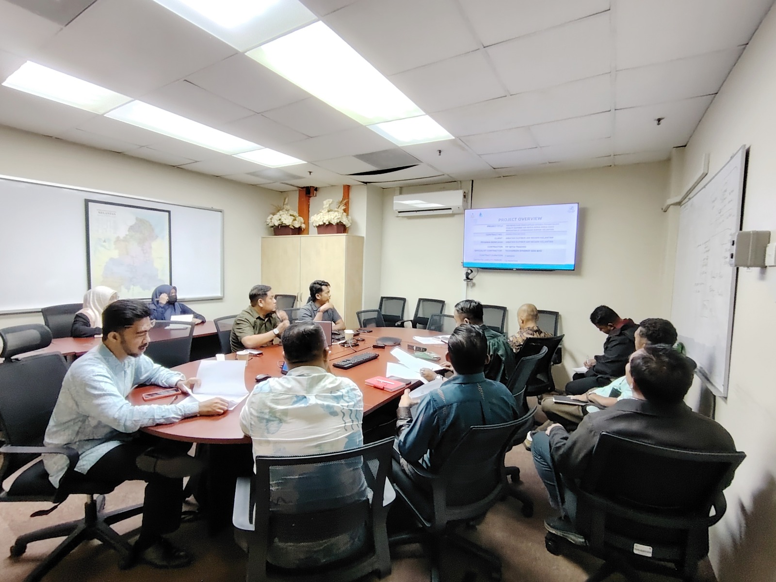 Sesi Pembentangan dan lawatan Stesen Pemantauan Kualiti Sumber  Air di Kelar, Pasir Mas.